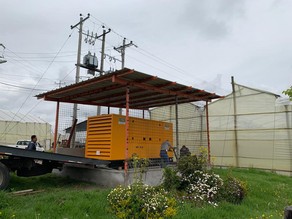 Generador Eléctrico para el Sector Florícola, TABACUNDO - SECTOR FLORICOLA - MODASA PERKINS CABINADO -310KW (MP310I)